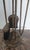 2000 - 2009 Italian Die-Cast Brass 5-Piece Fireplace Tool Set For Sale - Image 5 of 5