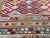 Mid 20th Century Vintage Handmade Moroccan Flat Weave/Kilim,#17420, 4'9" X 8'1" For Sale - Image 10 of 13