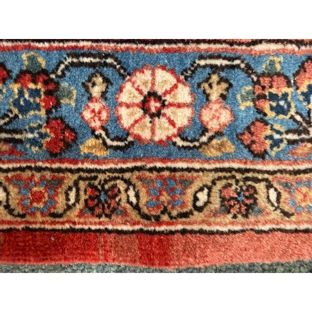 7ft 1in × 11ft 7in Iranian Bakhtiari Tree of Life Hand Woven Area Rug, Circa 1960's For Sale - Image 11 of 13