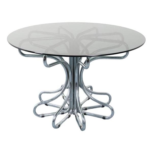 Black Sculptural Italian Table, 1970s For Sale - Image 8 of 8