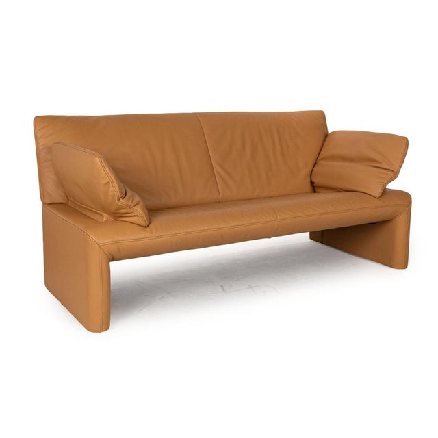 Leather Two-Seater Brown Sofa by Jori Linea For Sale - Image 10 of 14