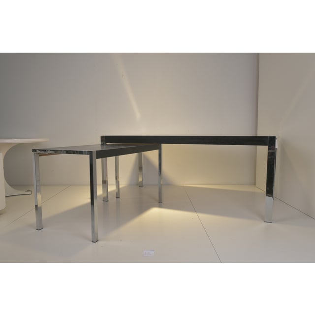 Vintage Italian Desks from La Metal Arredo Paderno, 1970s, Set of 2 For Sale - Image 4 of 11