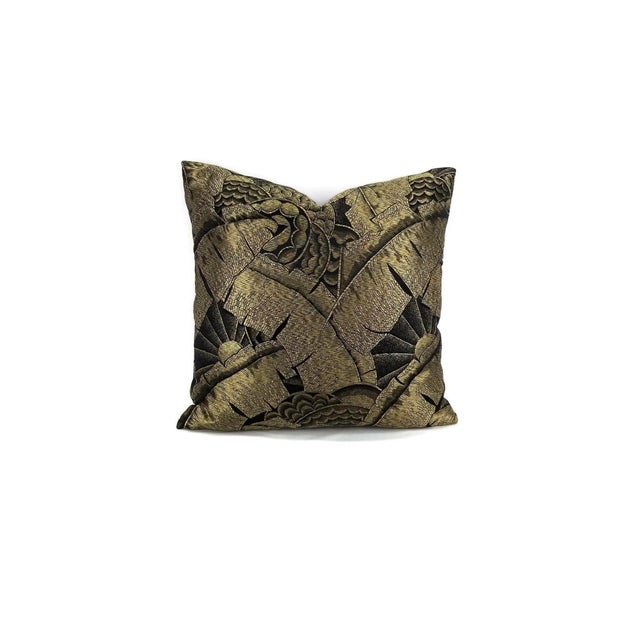 Ralph Lauren Ralph Lauren Coco De Mer in Tarnished Gold Pillow Cover - 20" X 20" For Sale - Image 4 of 6