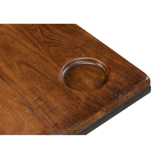 Industrial Coffee Table Game Table For Sale - Image 11 of 12