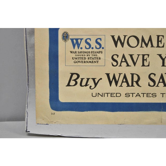 Paper Original 1918 Wwi Poster 'Joan of Arc Saved France' by William Haskell Coffin For Sale - Image 7 of 14
