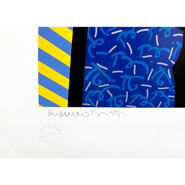 Serigraph in colors on paper. Hand signed lower left by Romero Britto. Hand numbered 89/300 lower right. Sheet size: 43 x...
