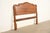 Kindel Furniture Kindel Furniture French Provincial Louis XV Cherry Wood Full Size Headboard, Circa 1960s For Sale - Image 4 of 9