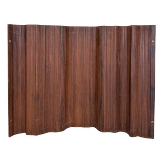 Mid-Century Modern French Folding Wood Room Divider by Baumann Fils & Cie, 1952 For Sale