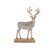 Bring the charm of a winter woodland retreat to your holiday decor with this stunning Metal Deer Silhouette with Wood...