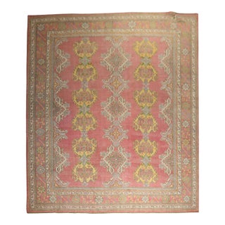 Antique Zabihi Collection Turkish Oushak Rug - 11'7" x 15' For Sale