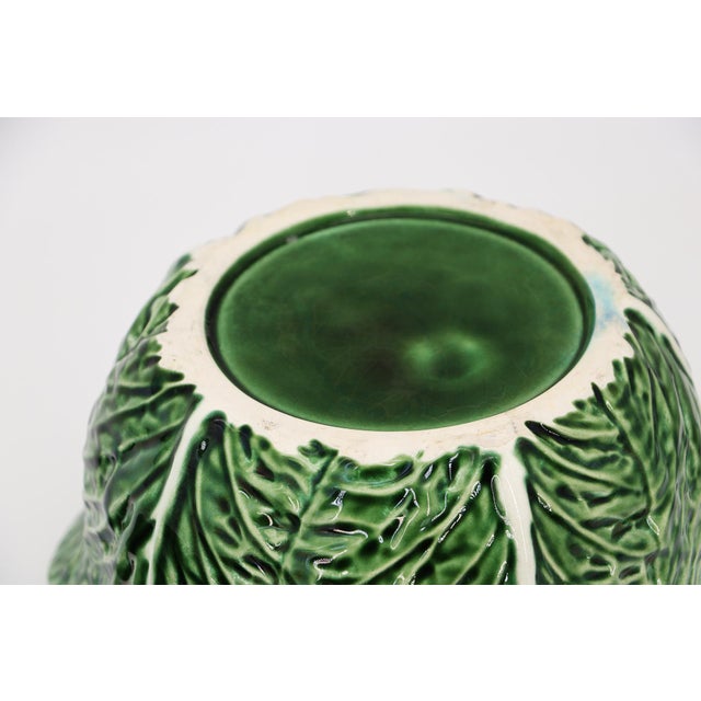 1950s Bordallo Pinheiro Large Cabbage Tureen and Underplate, Portuguese For Sale - Image 13 of 15