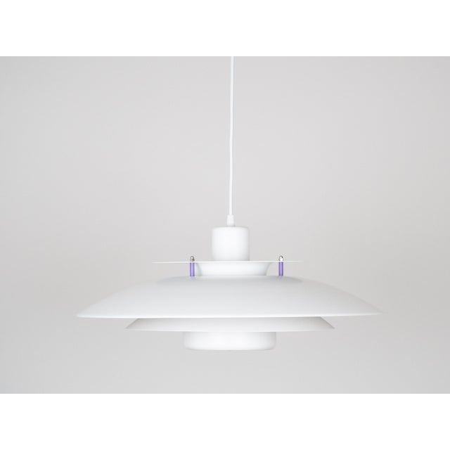 Vintage Danish Pendant Lamp by Kurt Wiborg for Jeka, 1980s For Sale - Image 9 of 9