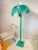 Light Green 1980s Lucite Palm Tree Lamp For Sale - Image 8 of 8