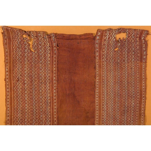 Large Framed Pre-Columbian Woven Textile Panel Inca Culture Peru For Sale - Image 4 of 7