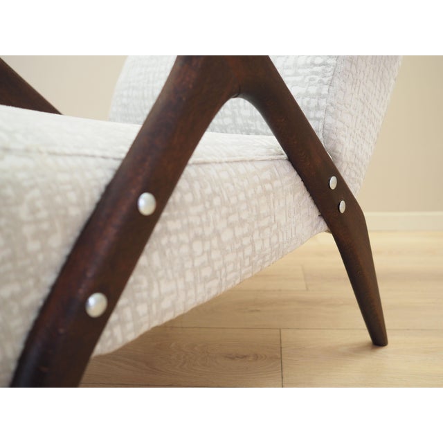 Beech Armchair, Italy, 1970s For Sale - Image 11 of 18