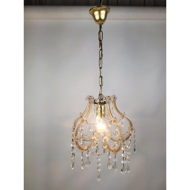 Silver Vintage Chandelier in Metal, 1960s For Sale - Image 8 of 10