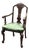 English Country Mahogany Library Armchair For Sale