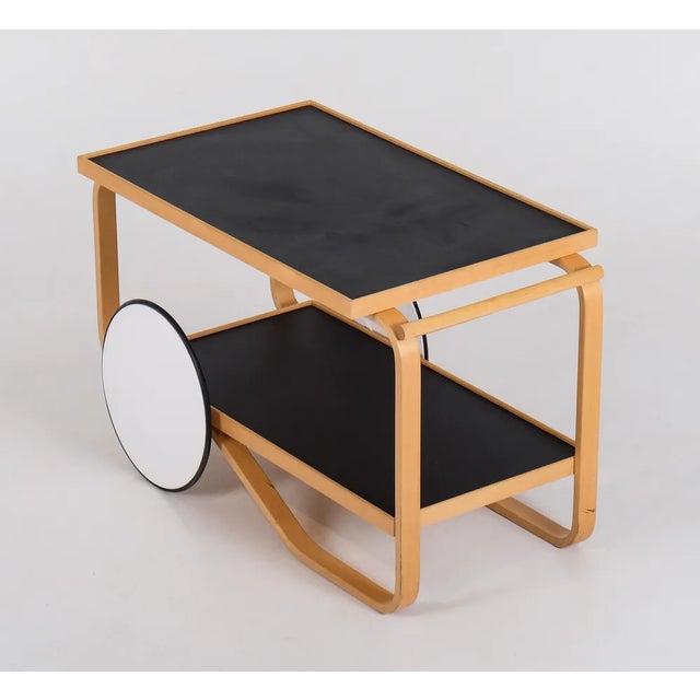 Artek Vintage Tea Cart by Alvar Aalto for Artek, 1980s For Sale - Image 4 of 10