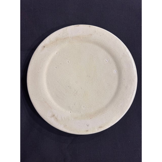 Ceramic Antique Roseville Pottery “Little Bo Peep” Baby’s Plate, C. 1895–1910 For Sale - Image 7 of 7