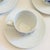 Blue Mid Century Bavarian Porcelain Mugs and Saucers With Blue Floral Design - Set of 6 - Made by Schumann Porcelain- Arzberg, Germany 1960s For Sale - Image 8 of 10