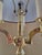 French Late 20th Century Brass Bouillotte Style Candelabra Table Lamp For Sale - Image 3 of 15