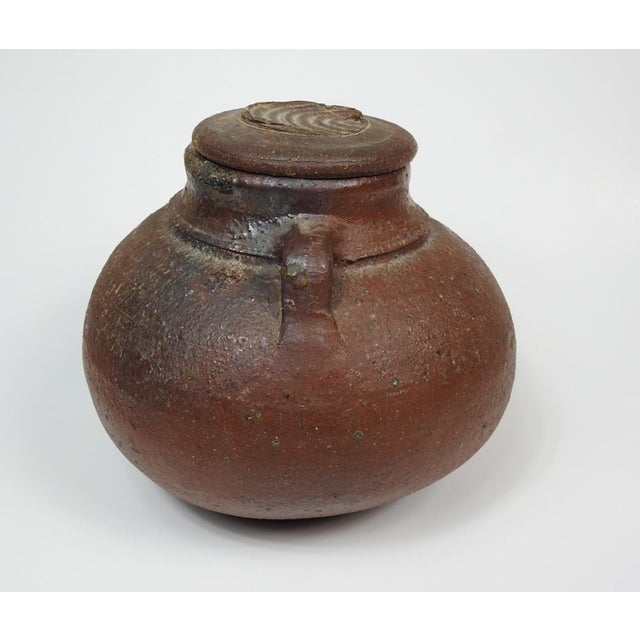 Late 20th Century Late 20th Century Evelyne Porret Michel Pastore Pottery Jar For Sale - Image 5 of 8