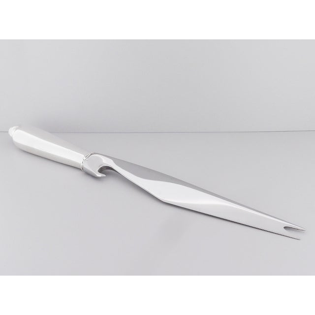 Tiffany and Co. Tiffany & Co. 'Modern Shell' Pattern Hollow Handle Bar Knife by Angela Cummings For Sale - Image 4 of 10