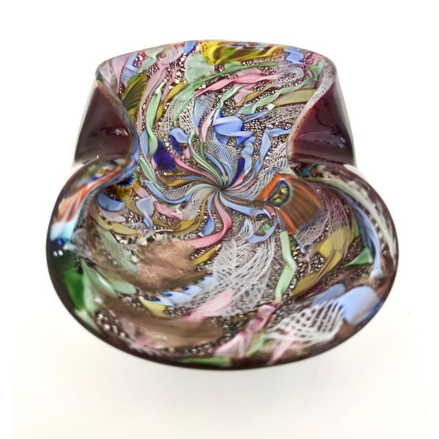 Murano Glass Ashtray attributed to Giulio Radi for Avem, 1950s For Sale - Image 6 of 17