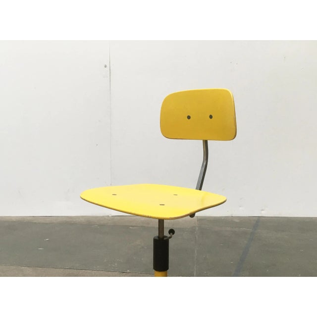 Mid-Century Danish Swivel Architects Office Chair by Jørgen Rasmussen for Kevi For Sale - Image 4 of 18