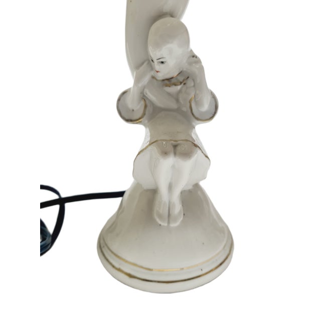Mid-Century Modern Art Deco Bedside Lamp, Belgium, 1950s For Sale - Image 3 of 16
