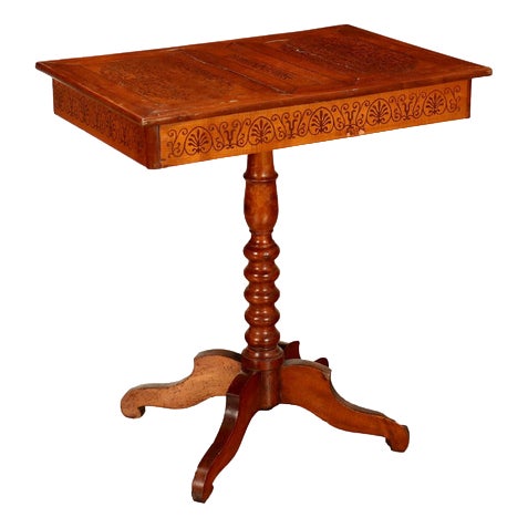 Charles X Inlaid Coffee Table For Sale
