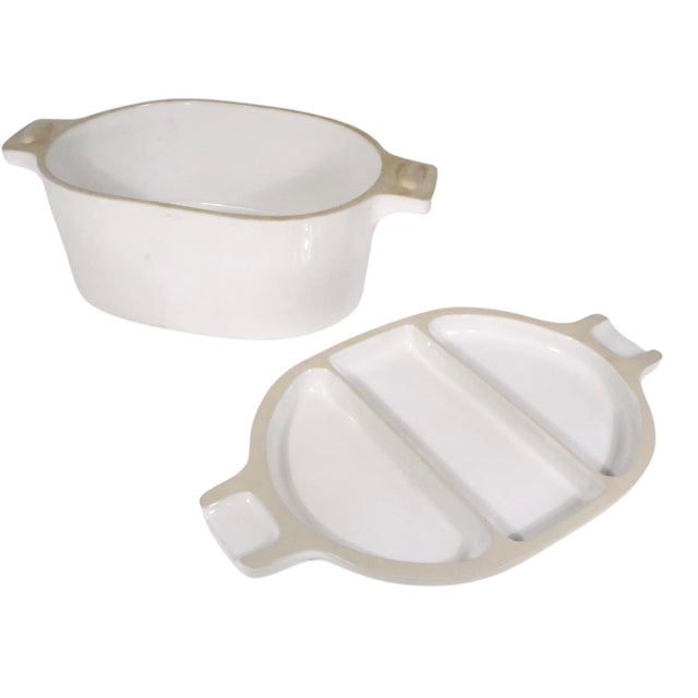 Vintage Bennington Potters Oval Lidded Casserole Baker by Davud Gil 1856 For Sale In New York - Image 6 of 10