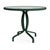 Brown Jordan Kantan Aluminum 36" Round Table in Forest Green For Sale