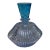 Luxurious Ice Blue Perfume Bottle Signed Czecho Slovakia Ca 1920 For Sale