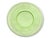 Early 20th Century Early 20th Century Art Deco Cameo Green Depression Uranium Glass Plates, Set of 8 For Sale - Image 5 of 6