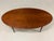 Mid-Century Modern 1950s Refinished t.h. Robsjohn Gibbings for Widdicomb Walnut Oval Coffee Table For Sale - Image 3 of 10