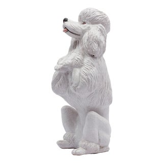 Vintage Italian Ceramic Poodle, 1960s For Sale