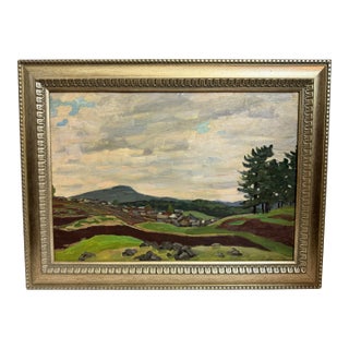 Surin, Nikolay, "Ural Village," Russian Painting, 1968 For Sale