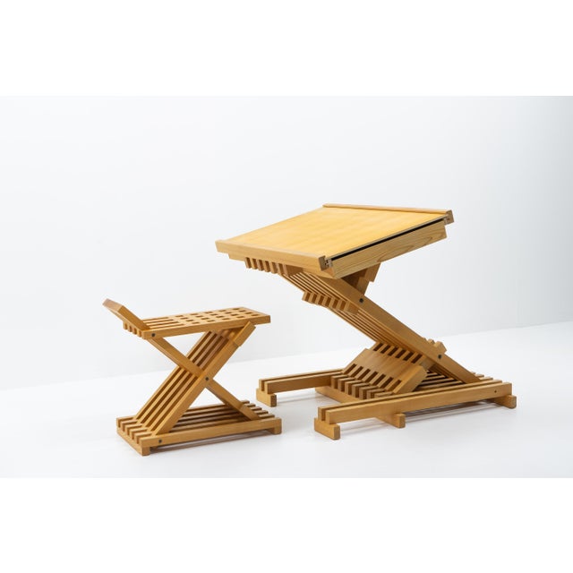 Generation Desk and Chair by Kurt Ziehmer for Gunther Lambert, Germany, 1970s, Set of 2 For Sale - Image 9 of 17