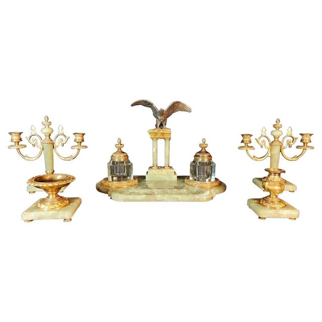 19th Century Inkwell Onyx For Sale - Image 17 of 17