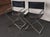 Virtue Pair of Vintage Chrome and Naugahyde Director's Chairs by Robert Kjer Jakobsen For Sale - Image 4 of 18