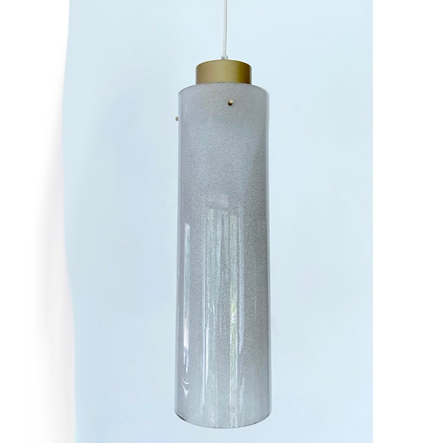 Mid-Century Modern Large Vintage Pendant Light in Murano Glass, 1950s For Sale - Image 3 of 17