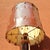 Mid-Century Modern 1960s Brutalist Italian Leather & Chrome Table Lamp For Sale - Image 3 of 8