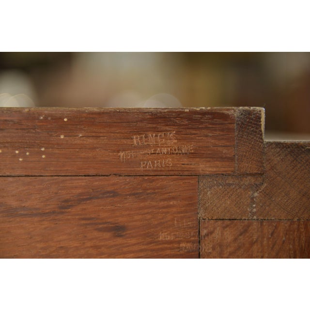 Whitewashed Oak Buffet by Maurice Rinck, 1940s For Sale - Image 4 of 17