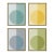 Modern Cool Forevers by Stephanie Henderson in Gold Frame, Large Art Prints on Canvas, Set of 4 For Sale In Austin - Image 6 of 6