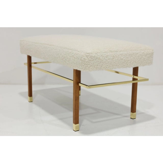 Discover a hard-to-find shorter bench by Harvey Probber, designed for those who appreciate rare mid-century modern...