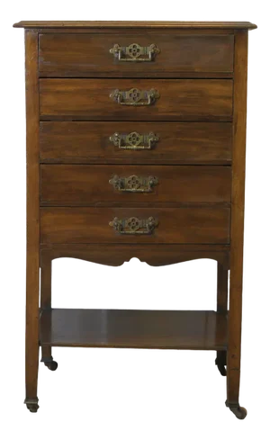 Arts and Crafts Music Filing Cabinet, 1890s