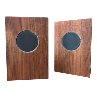 Martz Marshall Studios Walnut Bookends For Sale