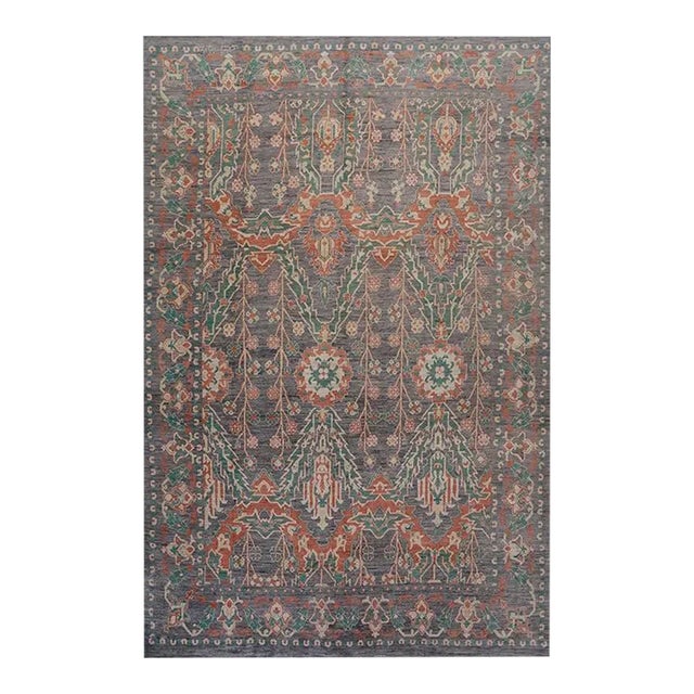 Handwoven Persian Sultanabad Area Rug 12’11” X 19’5″ For Sale