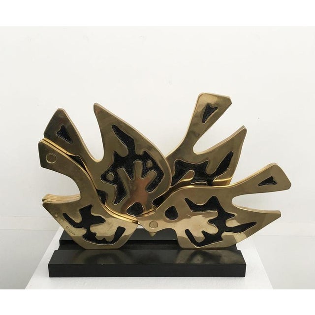 Abstract Painted Metal Colomba Dove, 1980 For Sale - Image 17 of 18